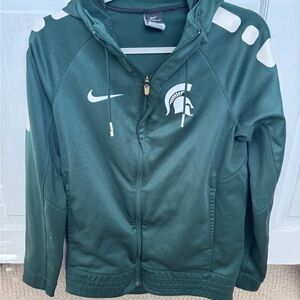 Nike Therma-Fit Dark Green Michigan State MSU Spartan Jacket